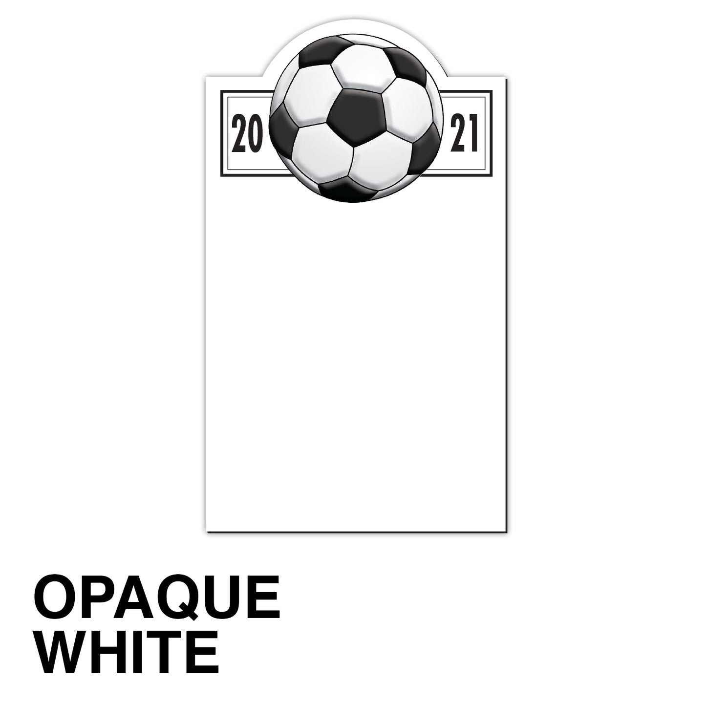 20 Mil Soccer Schedule Magnet - Full Color