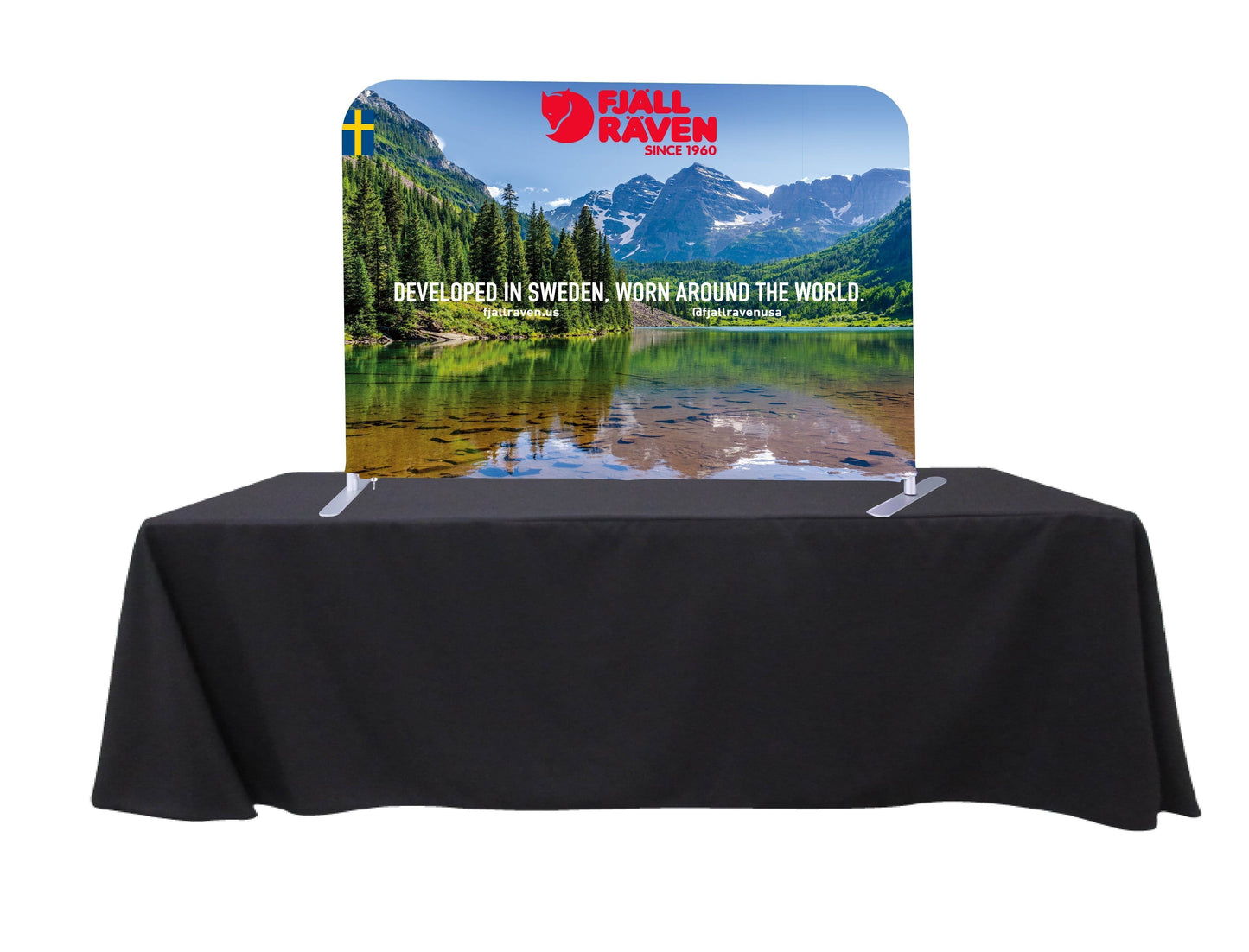 Straight Table Top Displays w/ Double Sided Imprint