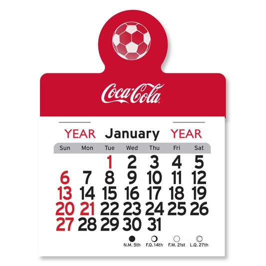 Soccer Ball Peel-N-Stick® Calendar