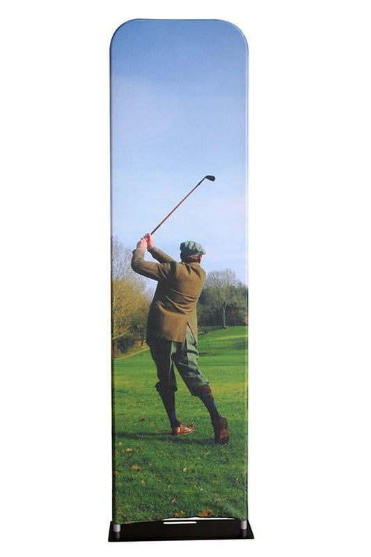 Standard Tension Fabric Banner Stand 24" with Double Sided Imprint