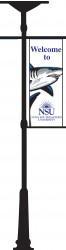 Street Pole Single Sided Replacement Banner 36" x 72"